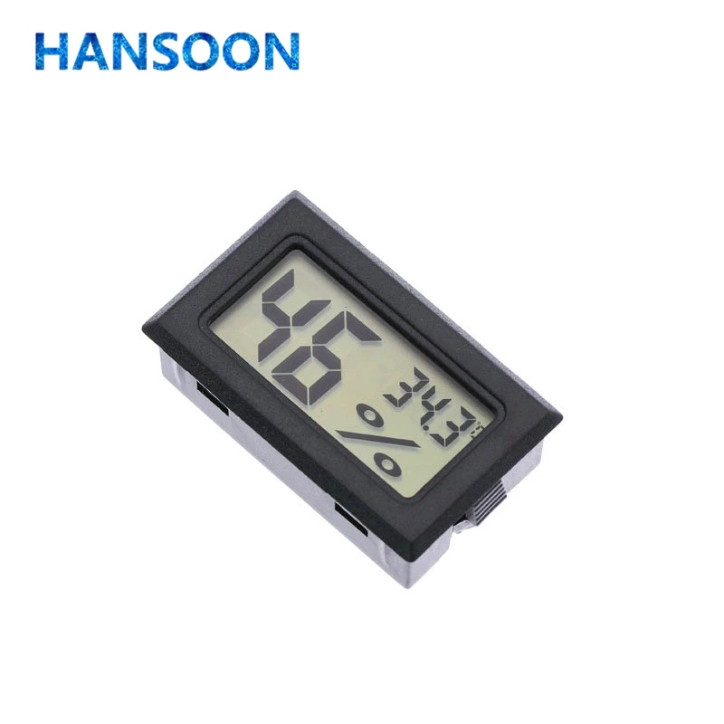 1 шт. Мини цифровой ЖК-дисплей удобный датчик температуры измеритель влажности