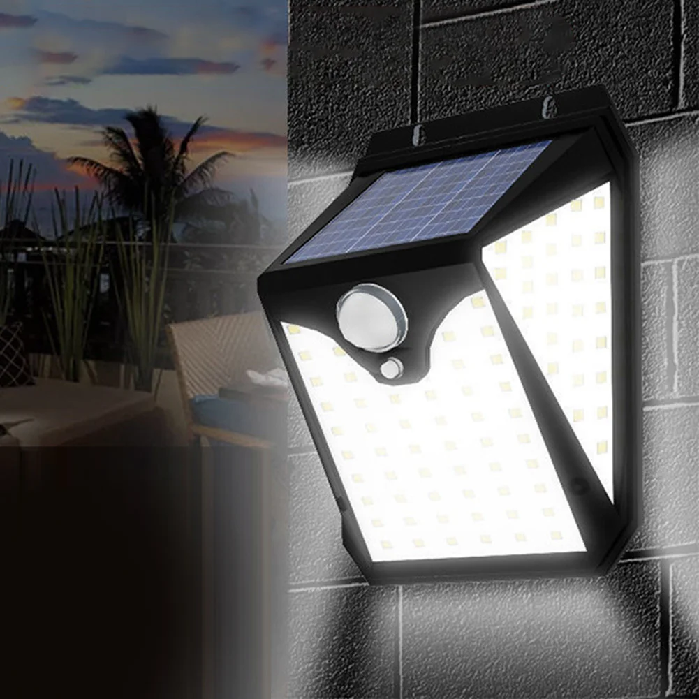 

82LED Solar Lamp Outdoor Garden PIR Motion Sensor Waterproof Wall Light Yard Solar Powered Sunlight Street Decoration Lighting