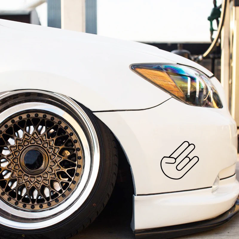 Автомобильный Стайлинг шокер виниловые наклейки в виде Фотообоев c переводными