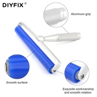 diyfix 10inch anti static silicone sticky dust removal roller aluminum handle screen printing cleaing roller hand tool