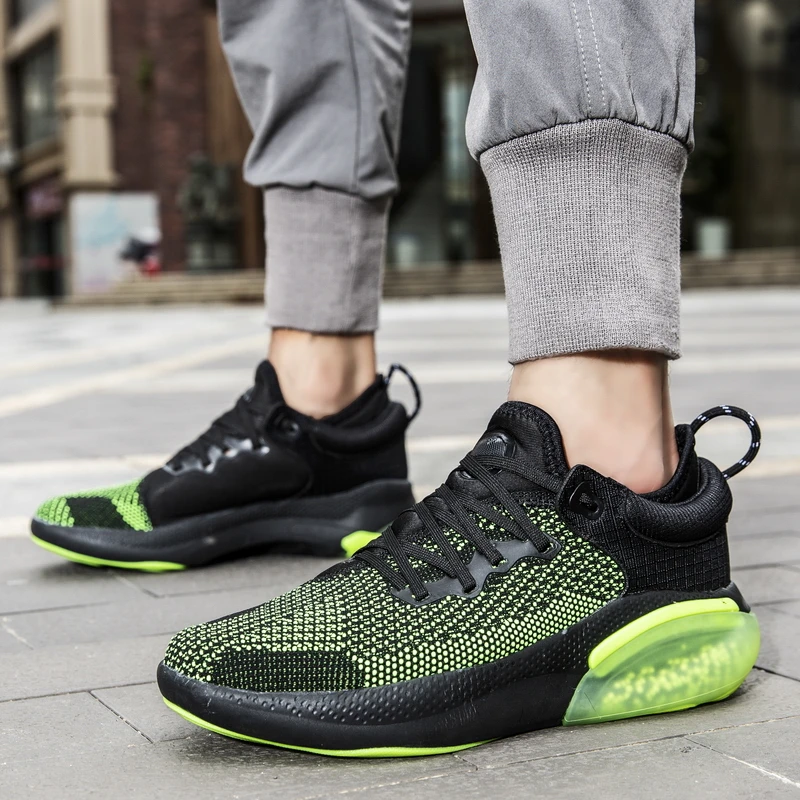 

Men's Sport Running Shoes Fashion Lace-up Sneakers Breathable Platform Casual Walking Shoes Zapatillas Hombre