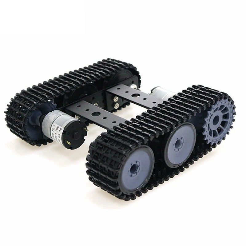 

Unassembled Smart Crawler Robot Kit Mini TP100 Metal Tracked Tank Chassis Torque Encoder Motor Education DIY