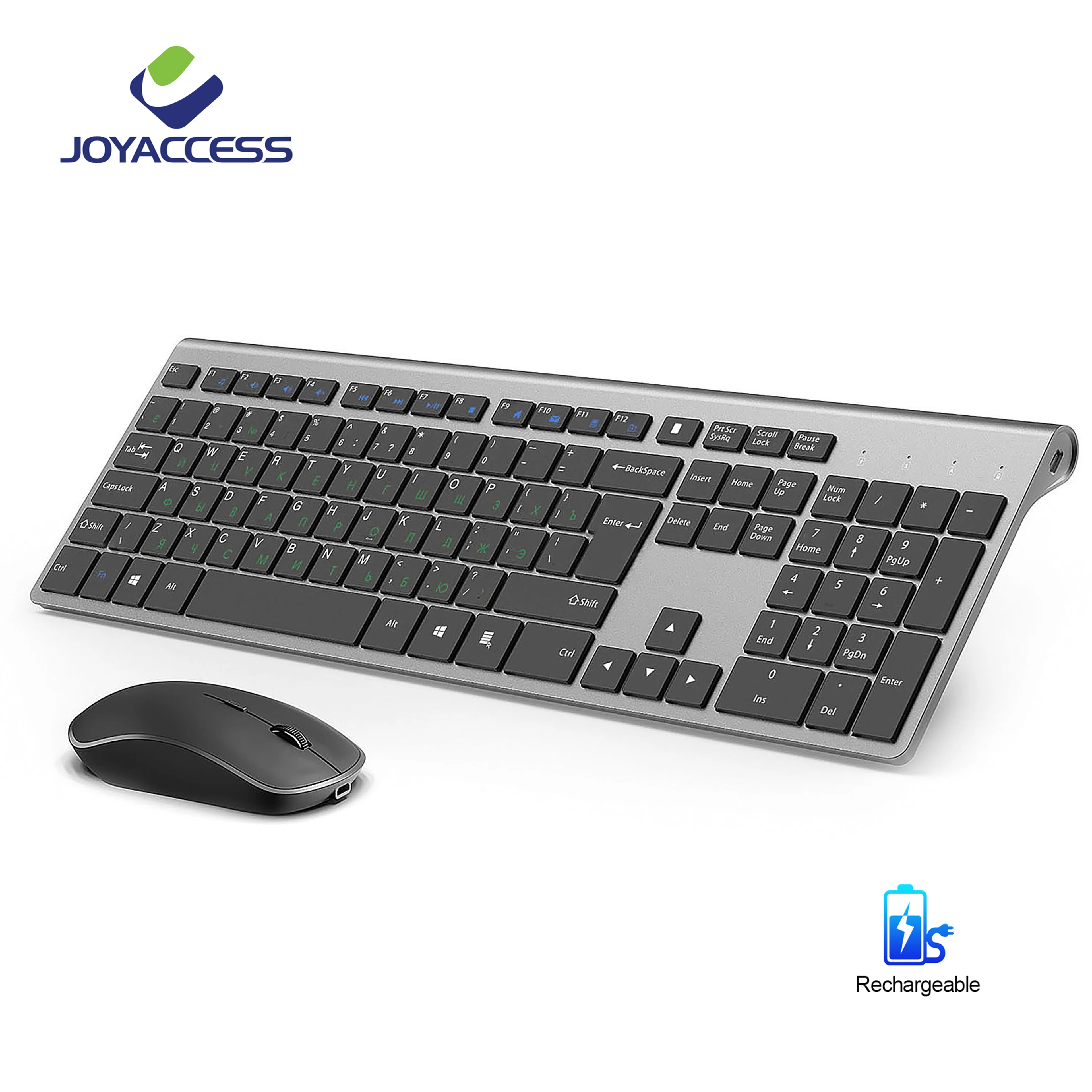 Беспроводная клавиатура с мышью 106 клавиши Русская раскладка | Компьютеры и офис