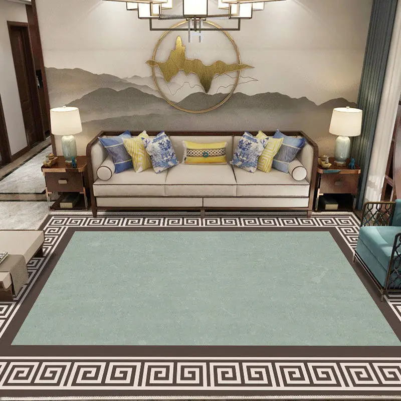 Geometric Carpet for Living Room Velvet Rug Kids Bedroom Bedside Rugs Soft Square Fluffy Carpets Home Sofa Table Decor Mat | Дом и сад