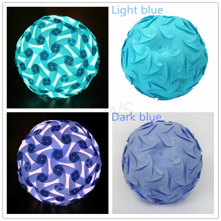 Разноцветная Люстра 30 см шт. современный дизайн сделай сам головоломка украшение