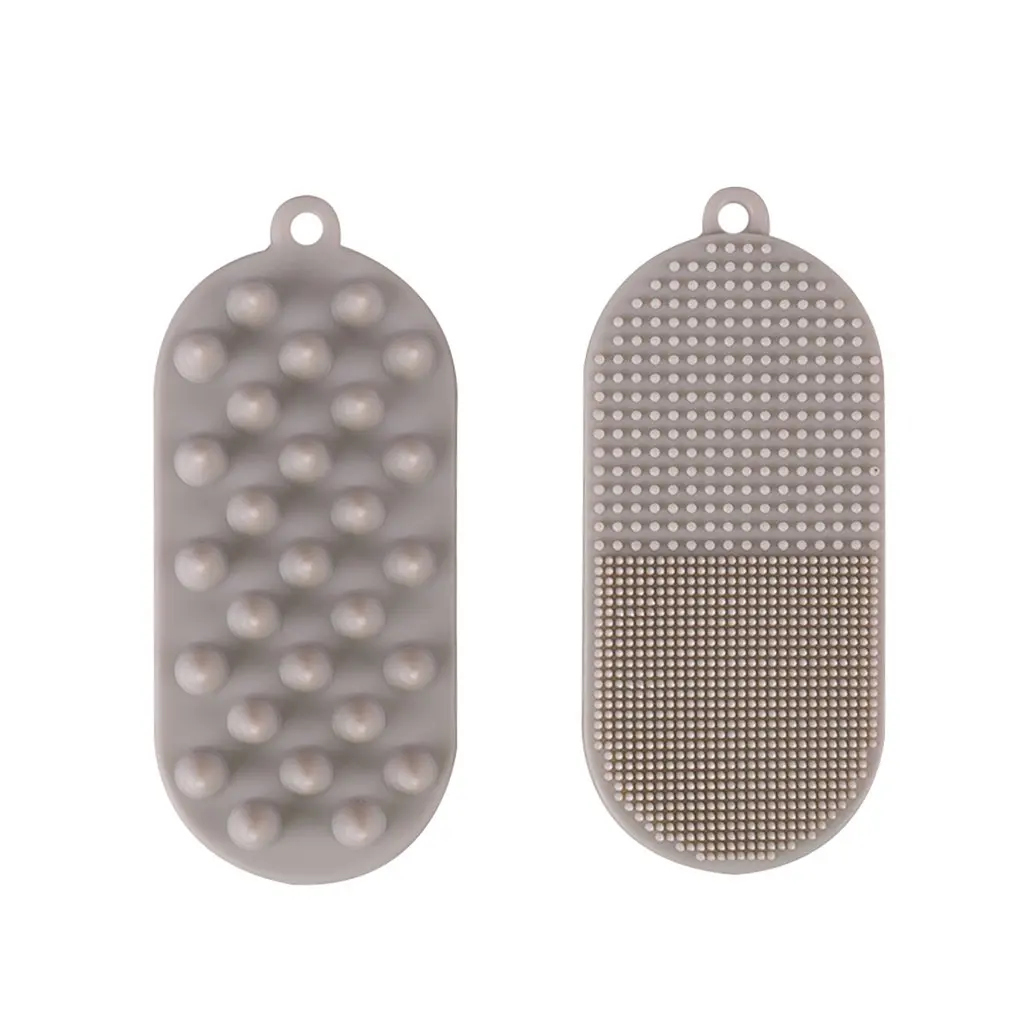 Multifunctional Soft Exfoliating Silicone Bath Shampoo Scrubber Face Manual Facial Cleaning Wash Clean Brush | Красота и здоровье