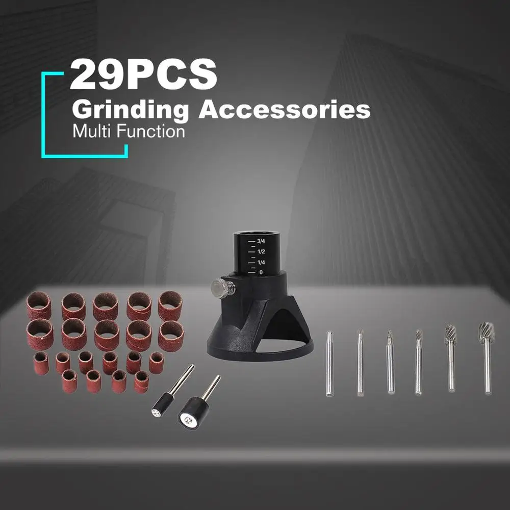 29 шт. роторный Электроинструмент Набор Мини дрель шлифовальный станок
