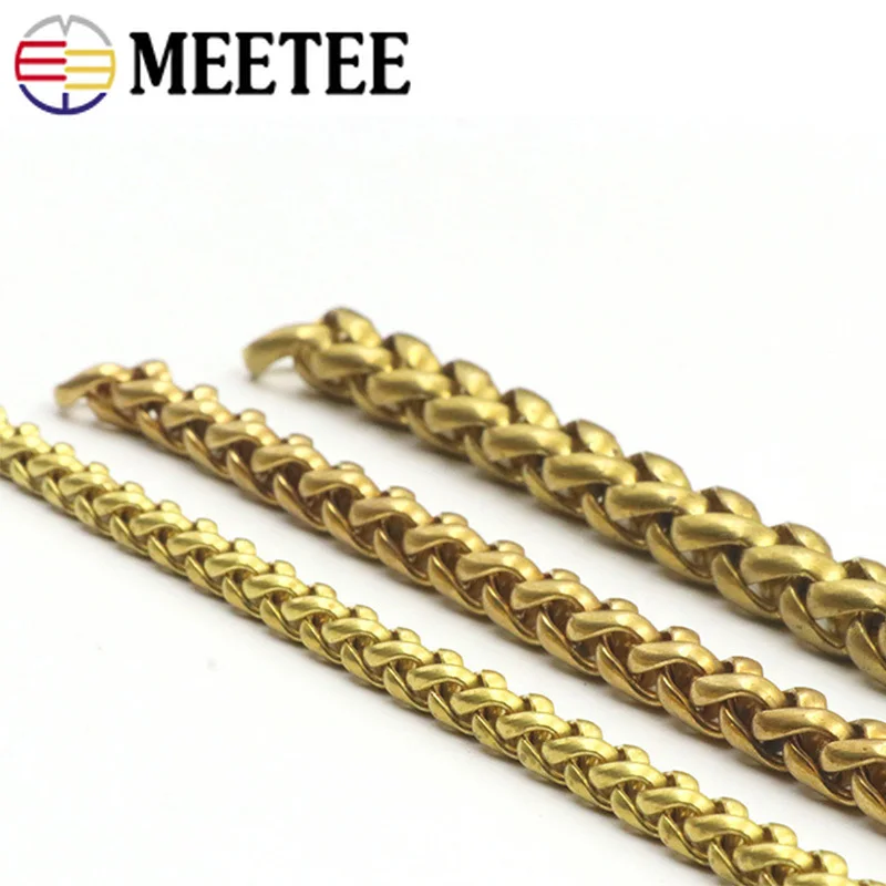 Модные цепочки из твердой латуни 6/8/10 мм мужской ремень брелок для брюк