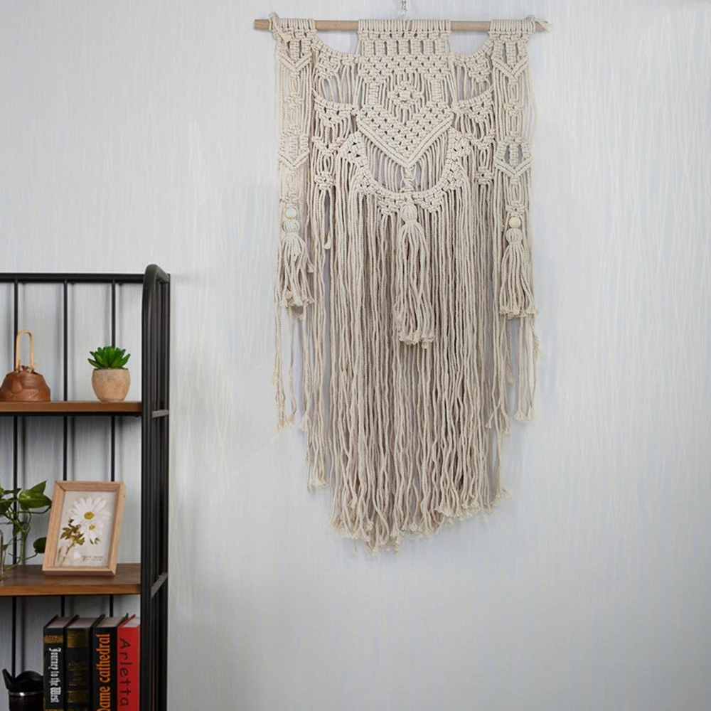 Плетеная на стену Макраме шикарный богемный искусственный декор в стиле бохо
