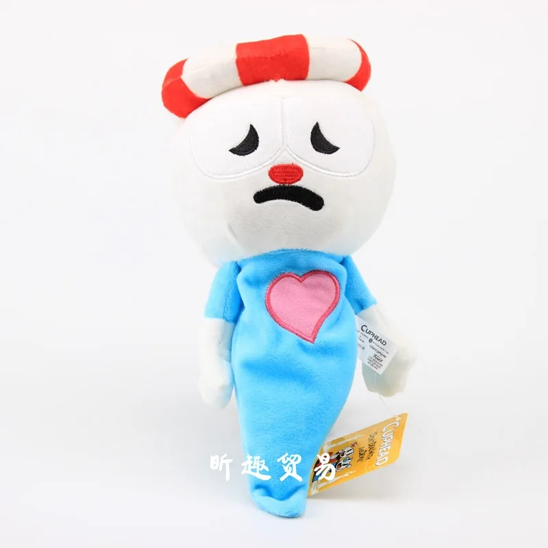 

NEWGame Cuphead Plush Dolls Mugman Ms. Chalice ghost King Dice Cagney Carnantion Puphead Plush Toys for Children Gifts