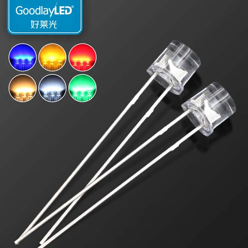 

GOODLAYLED BALL 5MM Flat Top светодиодные лампочки
