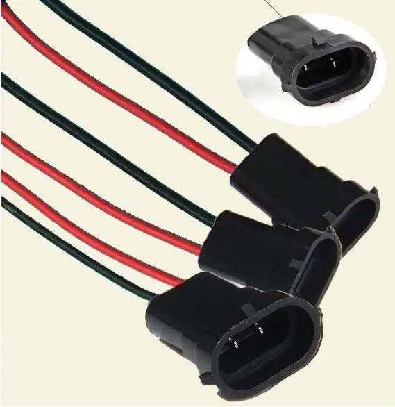 

Free shipping 20/50/100pcs 2 Pin Auto H11 Wiring Harness Socket Wire Connector Plug for Headlights FD-5455