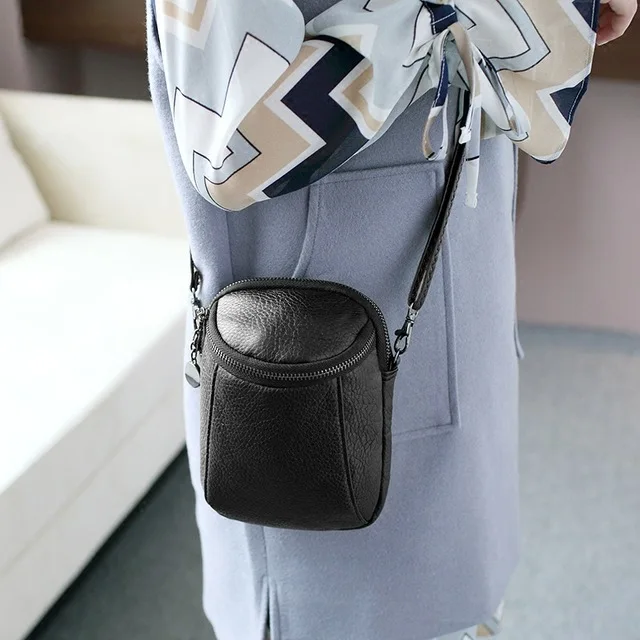 Повседневная сумка для мобильного телефона Женская модная на плечо маленькая