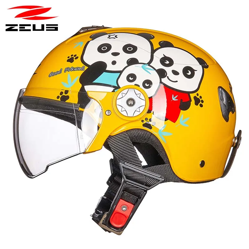 Детский мотоциклетный шлем loveliness с пандой для мальчиков и девочек|helmet for|zeus helmetzeus