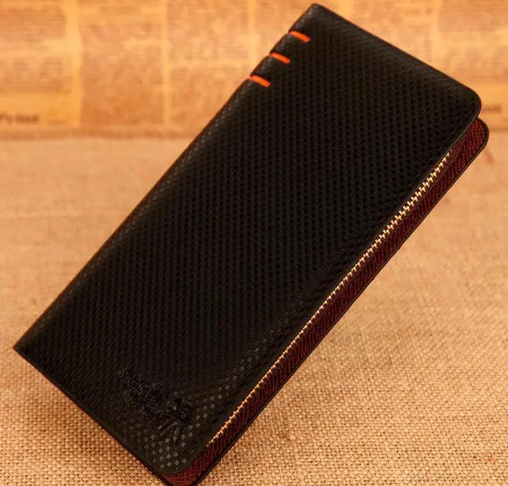 Мужские кошельки классический длинный стильный держатель для карт мужской