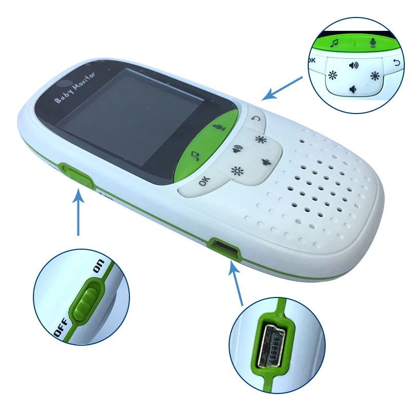 Цветной 720 Электронный Детский монитор Беспроводная аудио камера elektroniczna видео