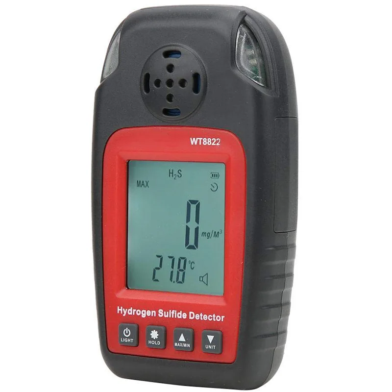 

Независимый Предупреждение газа H2S WT8822, Высокочувствительный детектор отравления водородом