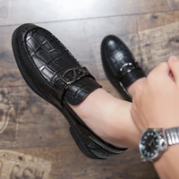 mens casual leather shoes fashion high quality slippers designer shoes luxurious oxford for men personality non slip new 2021