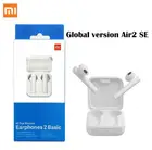 Оригинальная версия global xiaomi air2 se tws fone de ouvido mi verdiro fones sem fio 2 Basic bluetooth fone Control toque