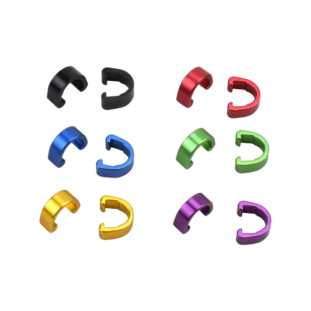 10 шт./упак. тормозной механизм горного велосипеда пряжка для кабеля алюминиевый