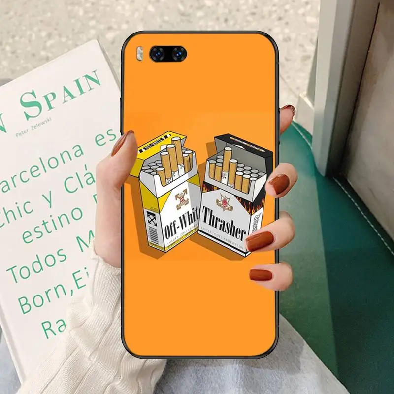 

0 Potato Soft Cover Phone Case For Xiaomi 8 9 Se 10 10pro Note 2 3 10 MIX2 S MAX2 3 F1 5X Fashion Art Marlboros Cigarettes