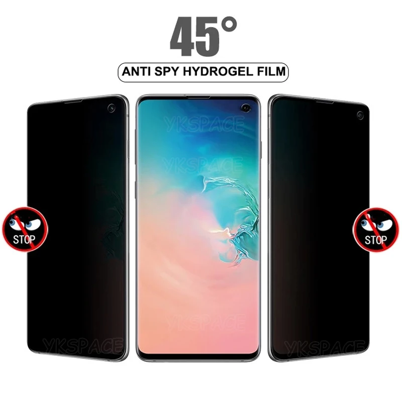 1 2pcs soft privacy hydrogel film for xiaomi mi note 10 pro lite 12x 12 11 10 ultra pro mix 4 anti spy peeping screen protector free global shipping