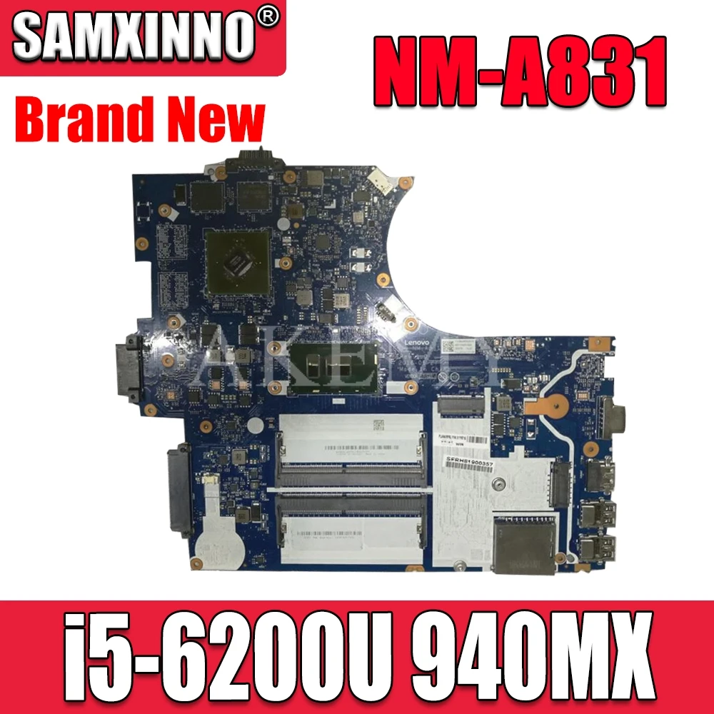 Akemy NM A831 Motherboard For Lenovo ThinkPad E570 E570C Laotop Mainboard with i5 6200U CPU 940MX GPU|Материнские платы| |