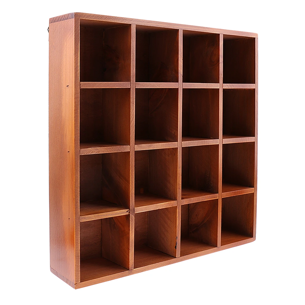 

Collection Display Chest Wood Home Kitchen Wall Mount Cabinet Self Standing