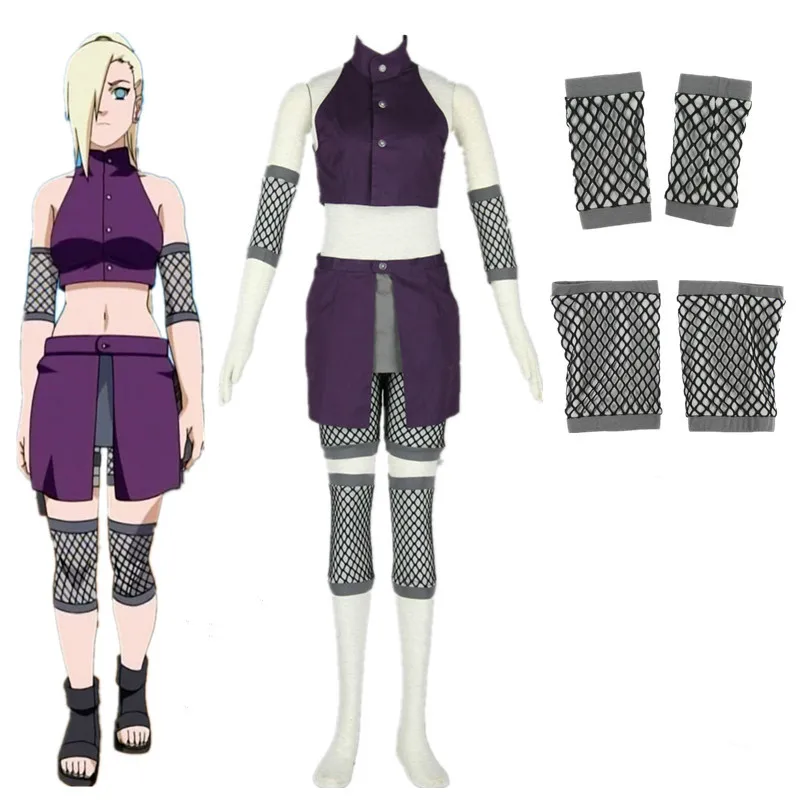 Аниме Yamanaka Ino Cos костюмы Ураганные Хроники женская одежда Хэллоуин вечерние для