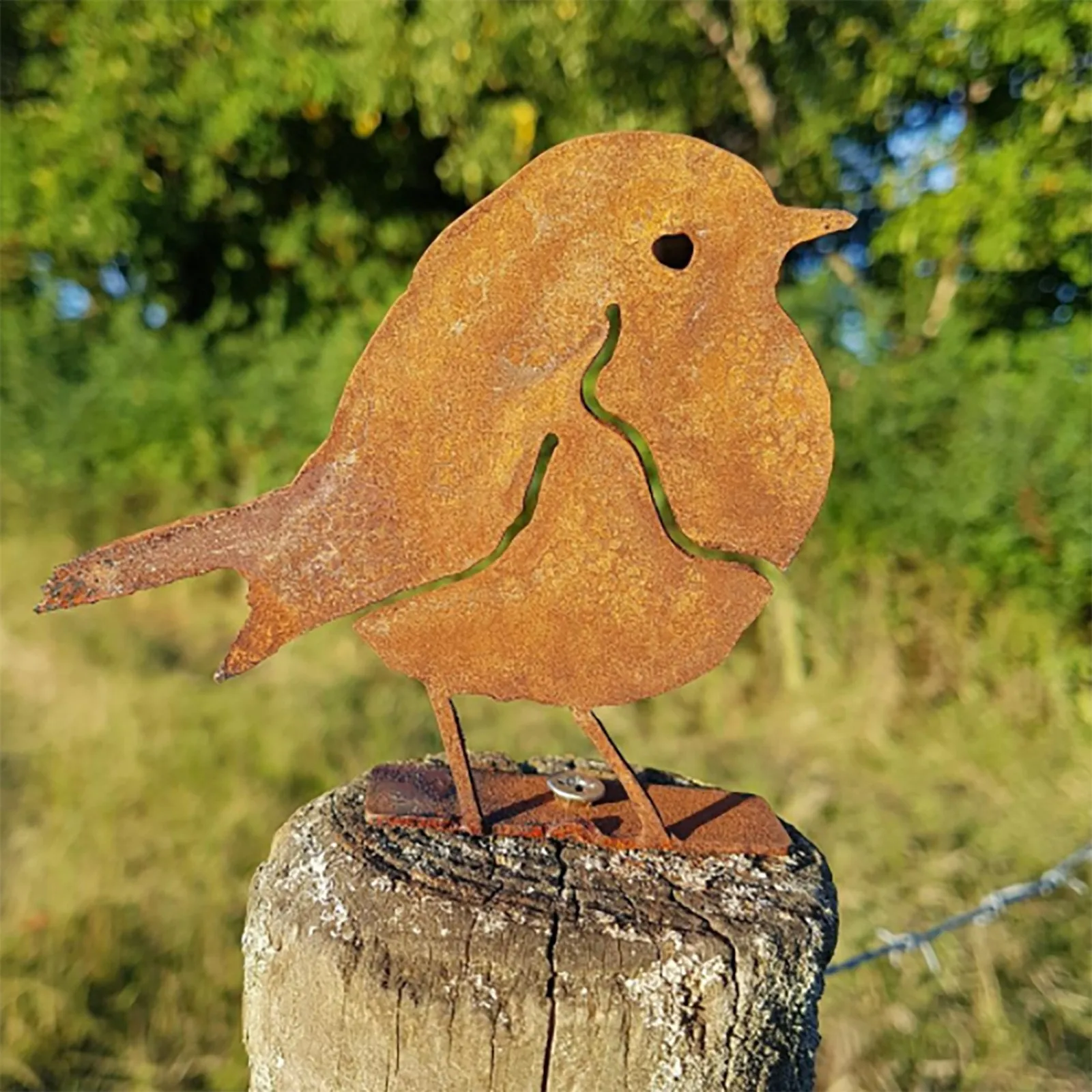 2 шт. декоративное украшение для сада в форме птицы|Садовые статуи и скульптуры| |