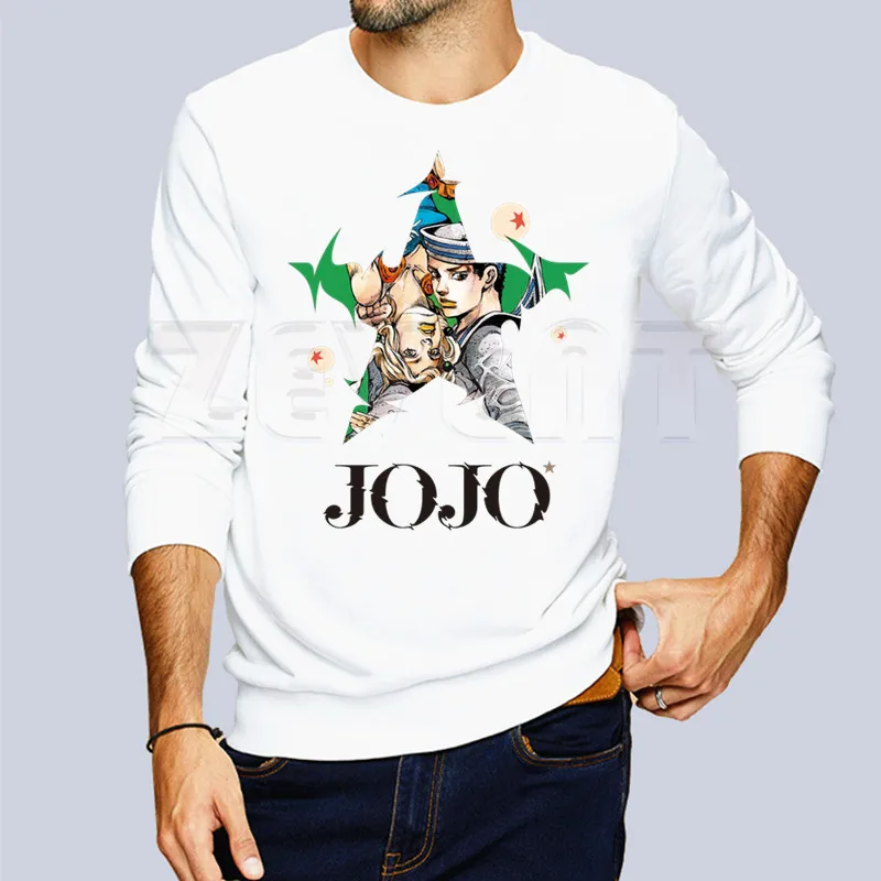JoJo Необычные Приключения повседневная одежда с капюшоном однотонные обычные