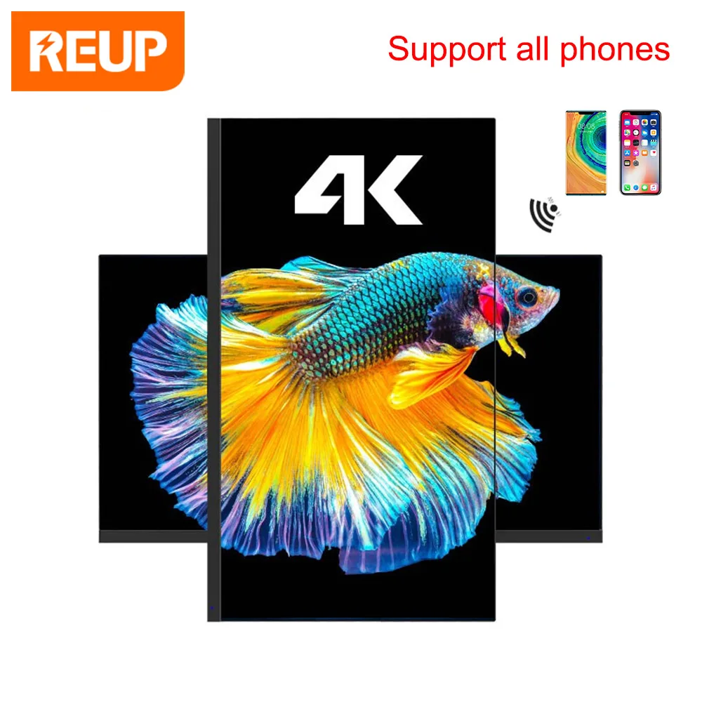 

12.5 15.6 inch Portable Monitor Touch Screen 4K HDMI Compatible Xiaomi Laptop PS4 Xbox X Pc Portable Gamer 144hz gaming monitor