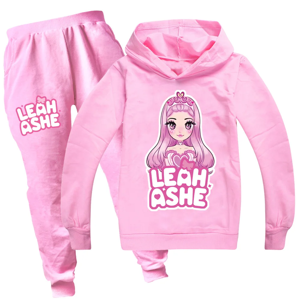 Детские худи с 3D принтом LEAH ASHE толстовка надписью для маленьких девочек мужские и