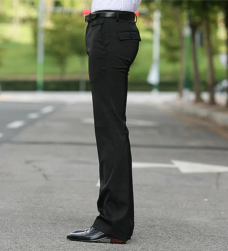 Мужской костюм брюки прямые деловые повседневные классические британский стиль