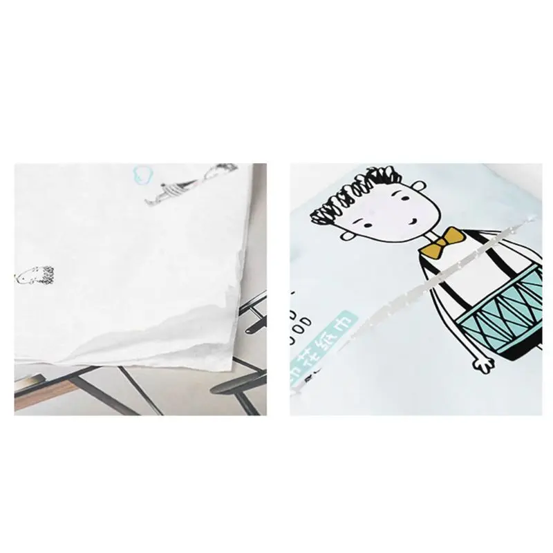 60 шт./упак. 3 слоя Одноразовые Салфетки для лица утолщенные милые красочная