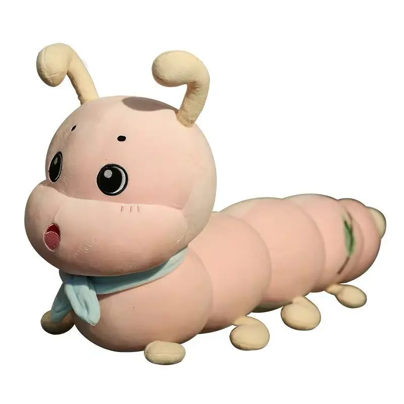 

New High Quality Caterpillars Plush Toys Colorful Caterpillars Large Sleeping Stuffed Sofa Pillows Girls Gifts Birthday Presents