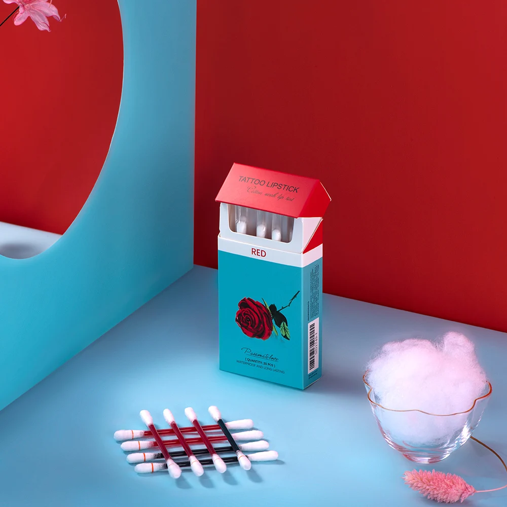 20 шт./компл. помада Microbrush долговечные водонепроницаемые одноразовые кисти ватные