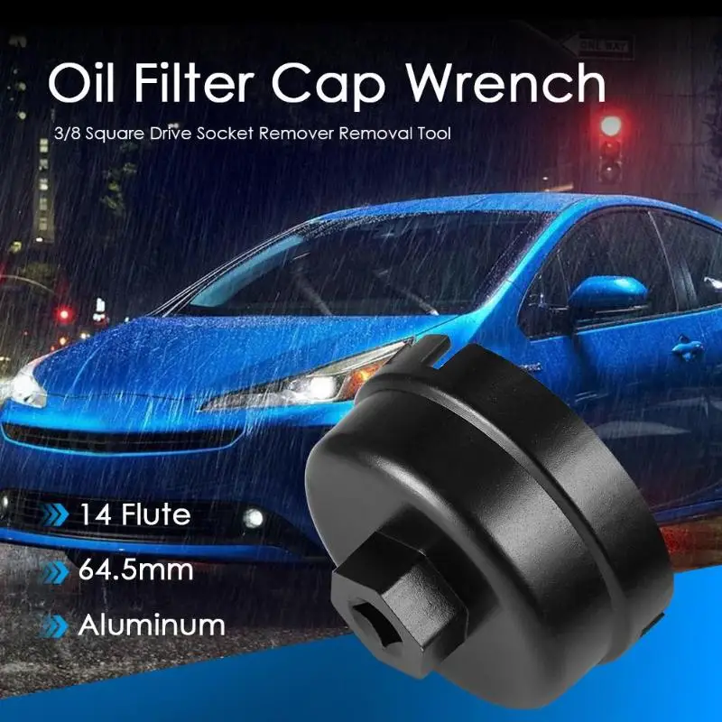 14 Flute 64.5mm Oil Filter Cap Wrench Socket Remover Tool for Toyota Lexus |