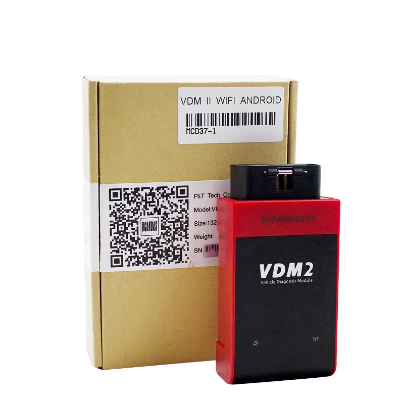 Автомобильный диагностический сканер OBD2 UCANDAS VDM2 VDMII V3.9 Wi Fi/Bluetooth VDM II для Android OBDIICode