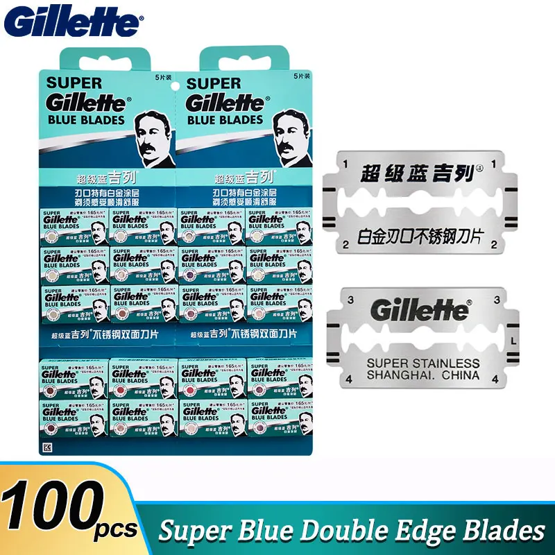 Shaving Blades Double Edge Platinum Coated Replacement Shave
