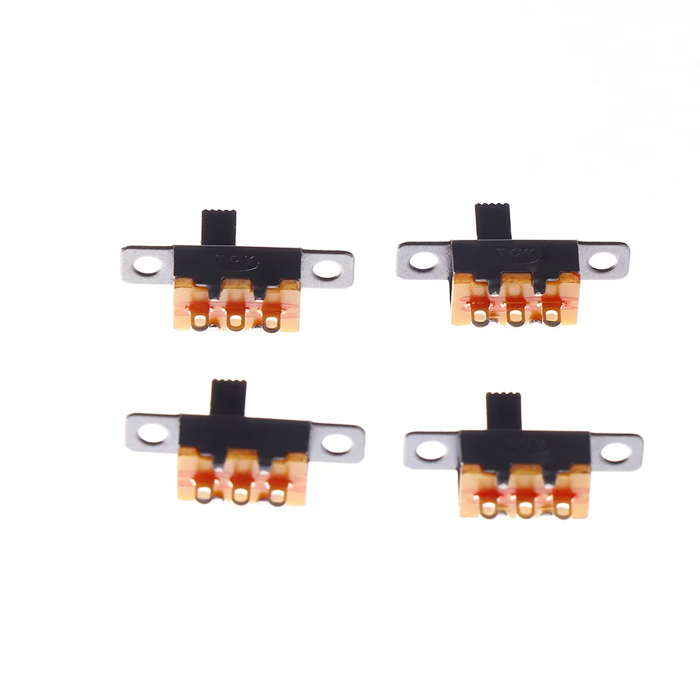 20 шт. 50 в 0 5 а мини размер черный SPDT переключатель слайда для DIY Power Electronic проекты