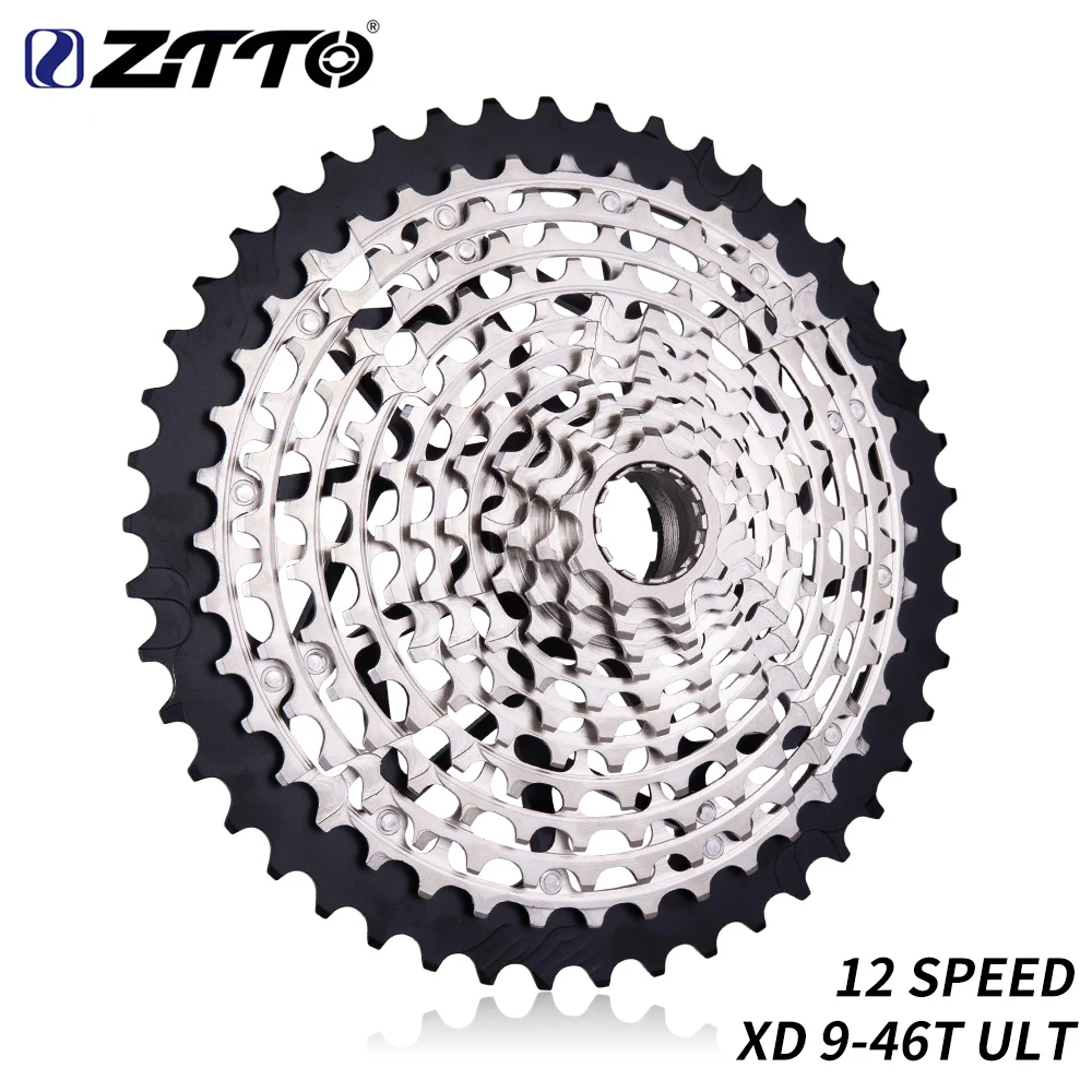 Кассета ZTTO ULT 12 Скоростей 9 46T MTB XD кассета Ультралегкая 363 г стальная прочная