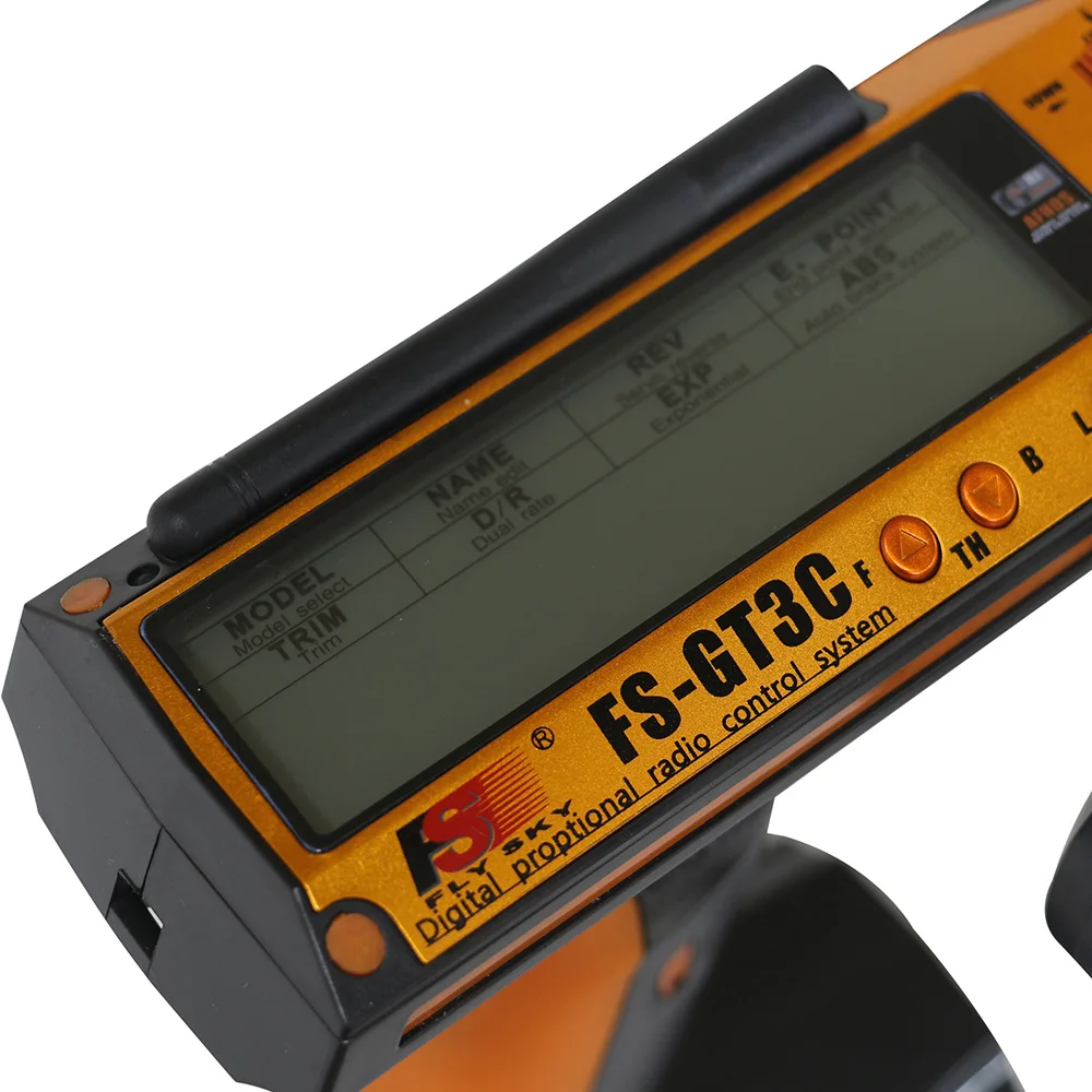 2 4G FLYSKY GT3C FS-GT3C 3 канала RC ЖК-дисплей передатчик пульта дистанционного Управление с