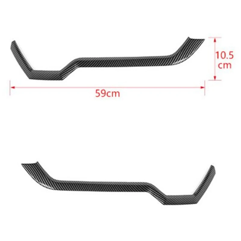 

Front Door Linear Foot Pedal Trim for Dodge RAM 1500 2500 3500 2010-, 2PCS