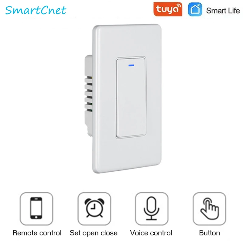 Wi Fi Tuya Smart светильник кнопочный переключатель приложение Life дистанционного