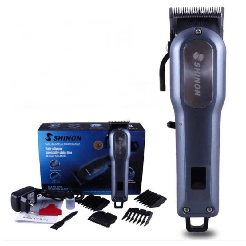 

SHINON SH-1888 LCD Display Fast Rapid Charge Cordless Electric Hair Trimmer Shaver Razor Barbershop Hair Cutter Clipper Machine