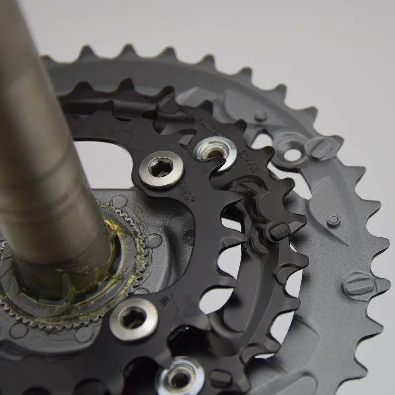 Горячая Распродажа Shimano Alivio M4050 crank 170 мм 3x9 27 скорость FC 22 30 40T HollowTech система для