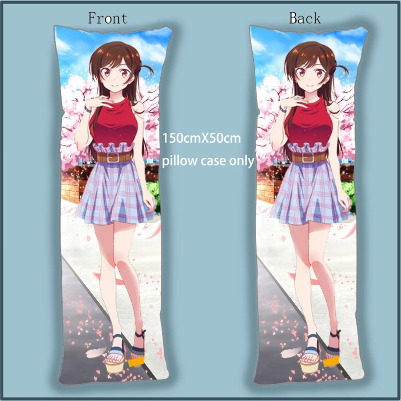 Аниме Dakimakura Наволочка на подушку Kanojo Okarishimasu Ichinose chizuku наволочка для украшения
