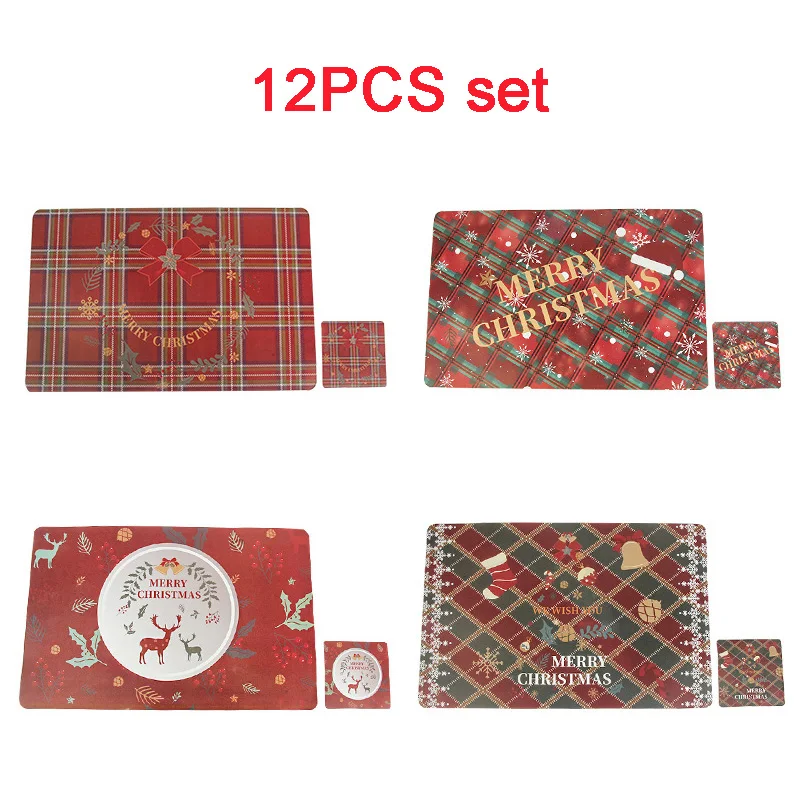 Набор из 12 предметов подставка искусственного ПВХ коврик для кухонного