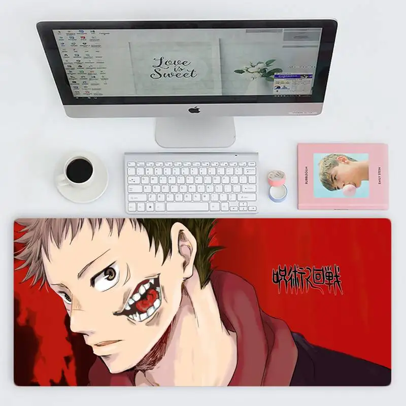 

anime color Jujutsu Kaisen DIY Design Pattern Game mousepad Desk Table Protect Game Office Work X XL Non-slip Laptop Cushion